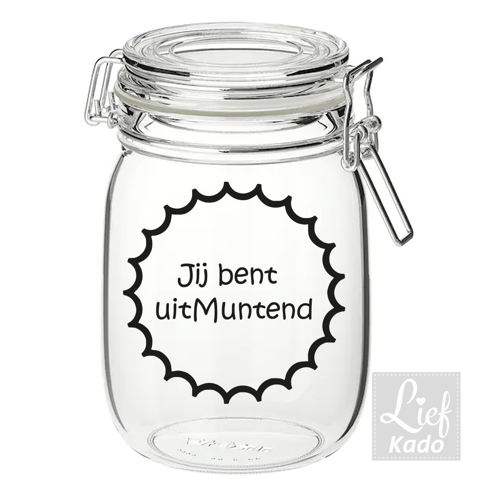 Snoeppot - Jij bent uitMuntend