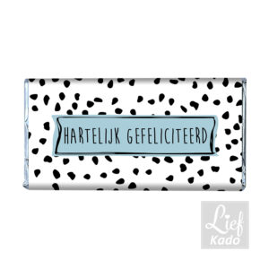 Chocoladereep Wikkel - Hartelijk gefeliciteerd