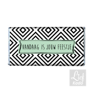 Chocoladereep Wikkel - Vandaag is jouw feestje