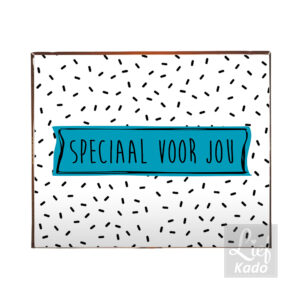 Chocolade inlegvel - Speciaal voor jou