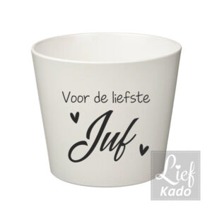 Bloempot - Liefste Juf