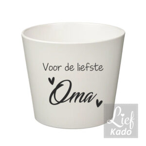 Bloempot - Liefste Oma