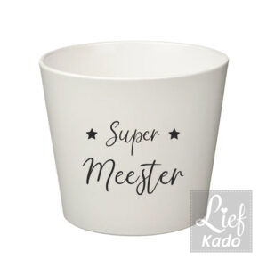 Bloempot - Super Meester