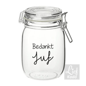 Snoeppot - Bedankt Juf