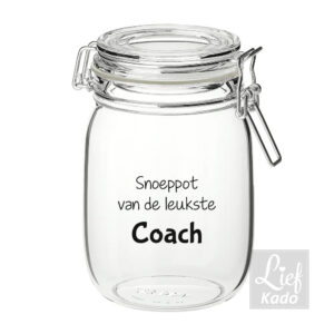 Snoeppot - Snoeppot leukste Coach
